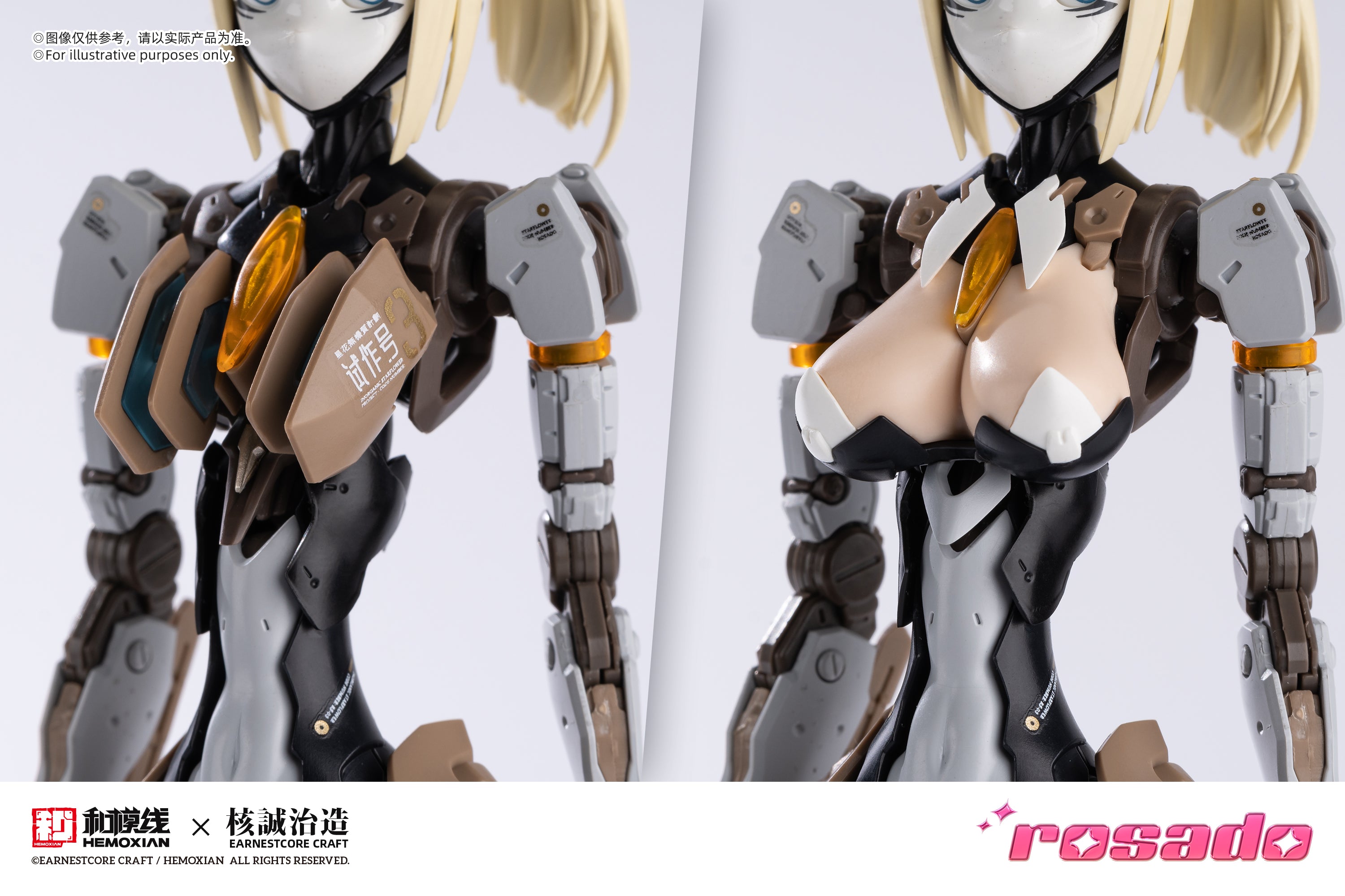 NONZERO STUDIO (Hemoxian) Hemoxian X Earnestcore Craft 1/10 Rosado Starflower Lily MK3 Model Kit