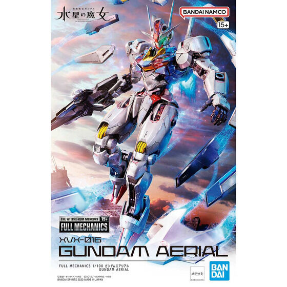 FULL MECHANICS (FM) 1/100 GUNDAM AERIAL (2023) (Slightly Damaged Box, runner perfect condition)