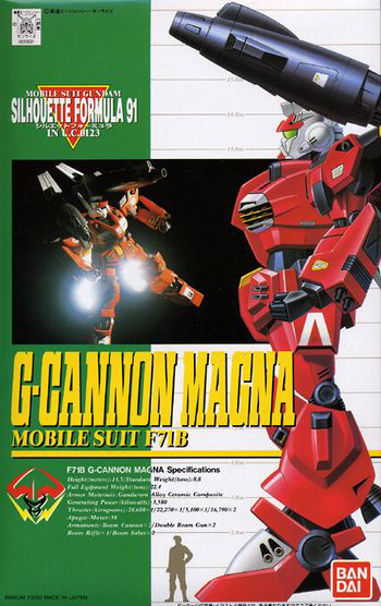 Bandai Hobby Gundam F90-F91 1/100 G CANNON MAGNA