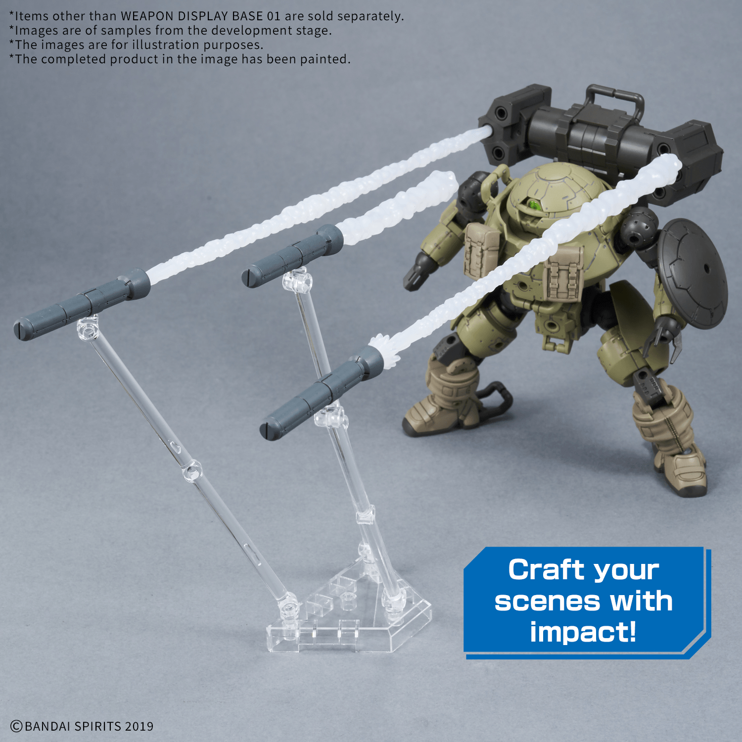 BANDAI ACTION WEAPON DISPLAY BASE 01