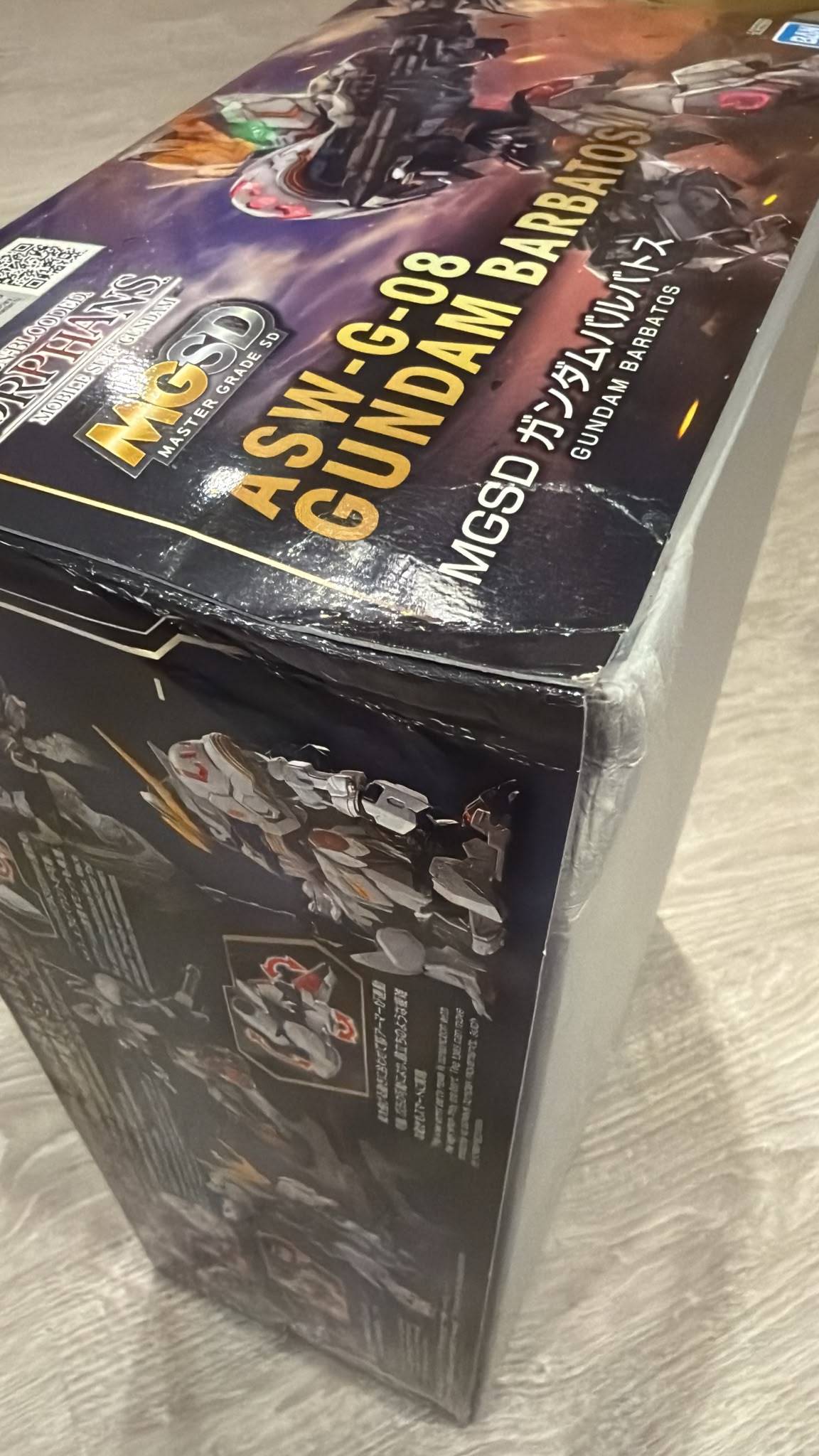 Bandai Hobby Master Grade SD (MGSD) Gundam Barbatos (2023) (Damaged Box, runner perfect condition)