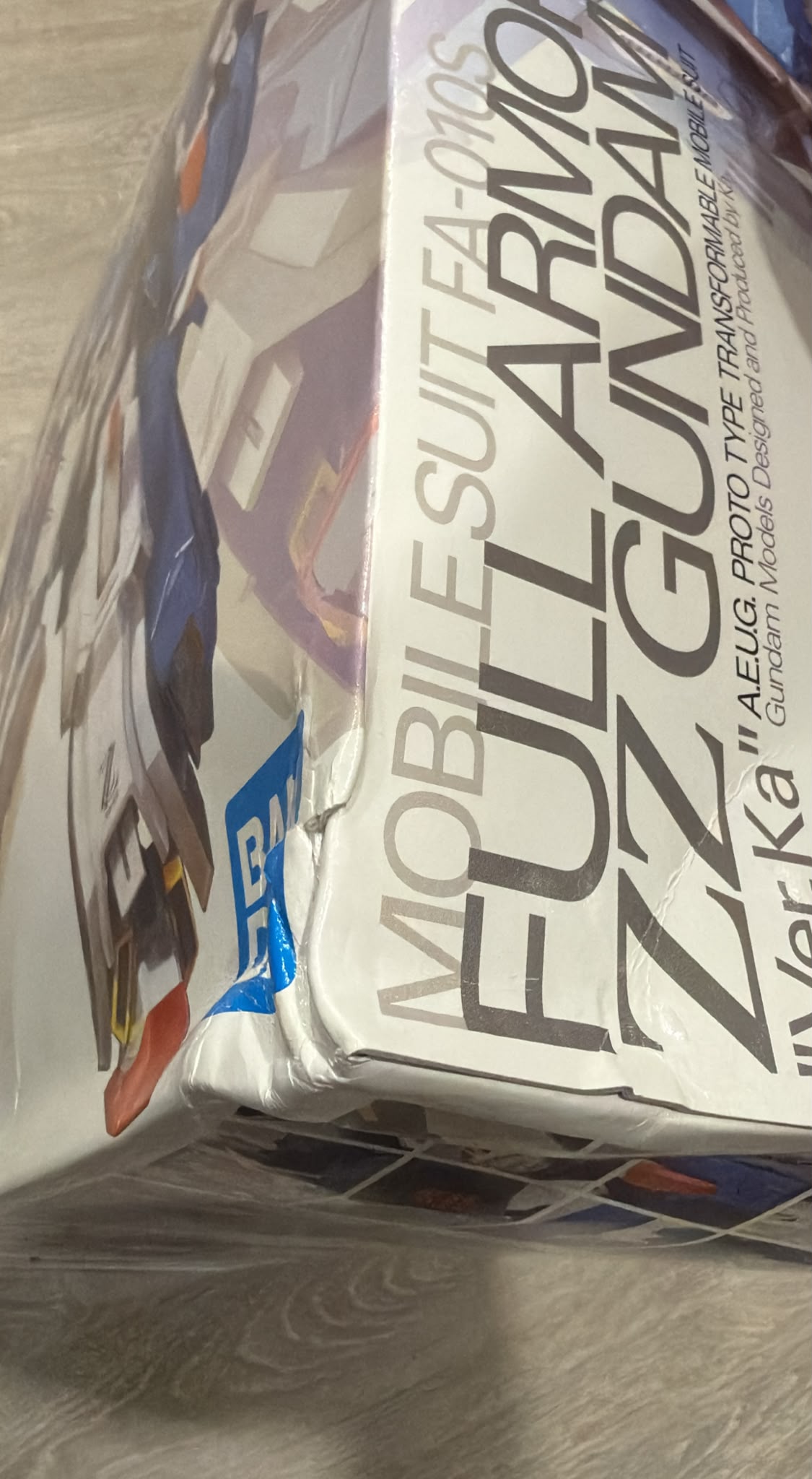 Bandai Hobby MG 1/100 FULL ARMOR ZZ GUNDAM Ver.Ka(NOT FAZZ))(2026) (Damaged Box, runner perfect condition)