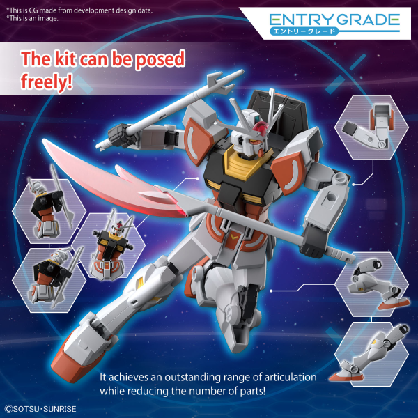 Bandai Hobby ENTRY GRADE 1/144 LAH Gundam(2023)