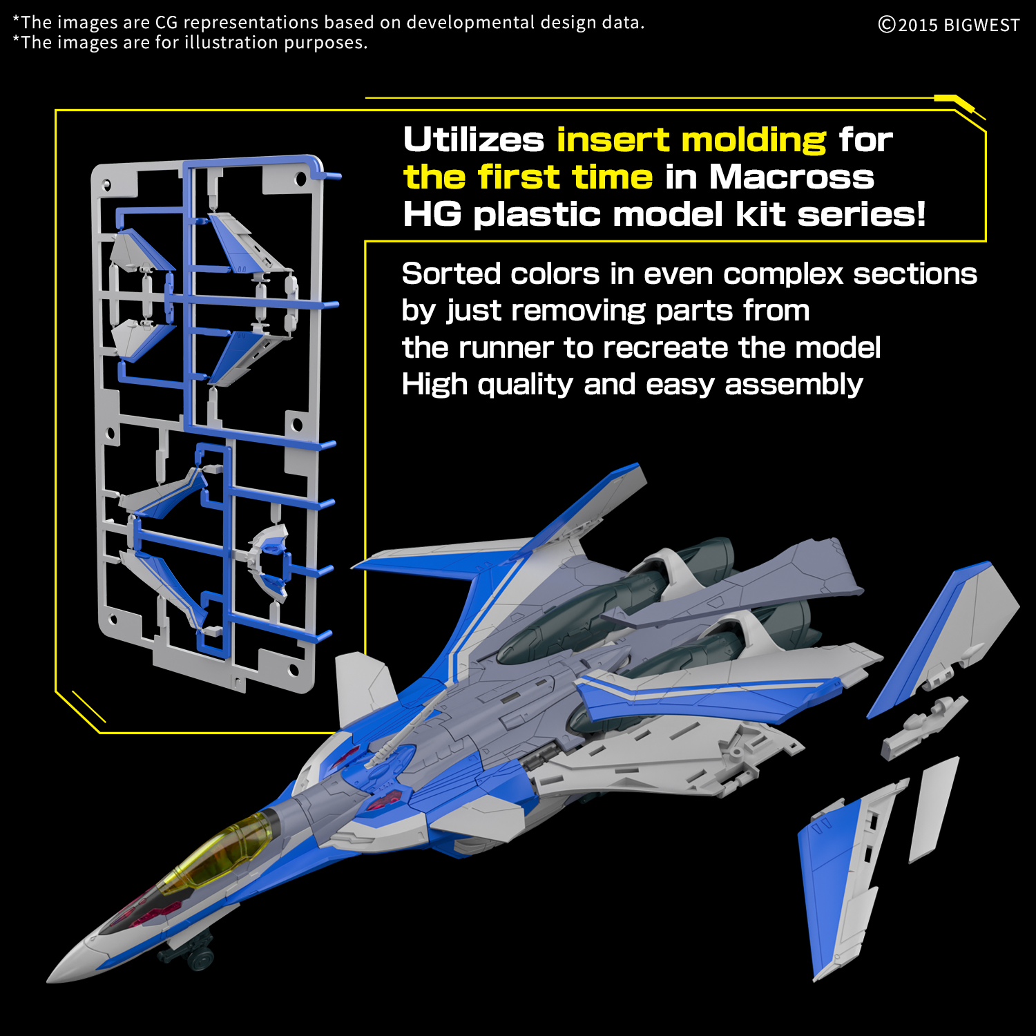 (Pre-Order Closed) ETA Sep-Oct HG 1/100 VF-31J SIEGFRIED (HAYATE IMMELMANN USE)