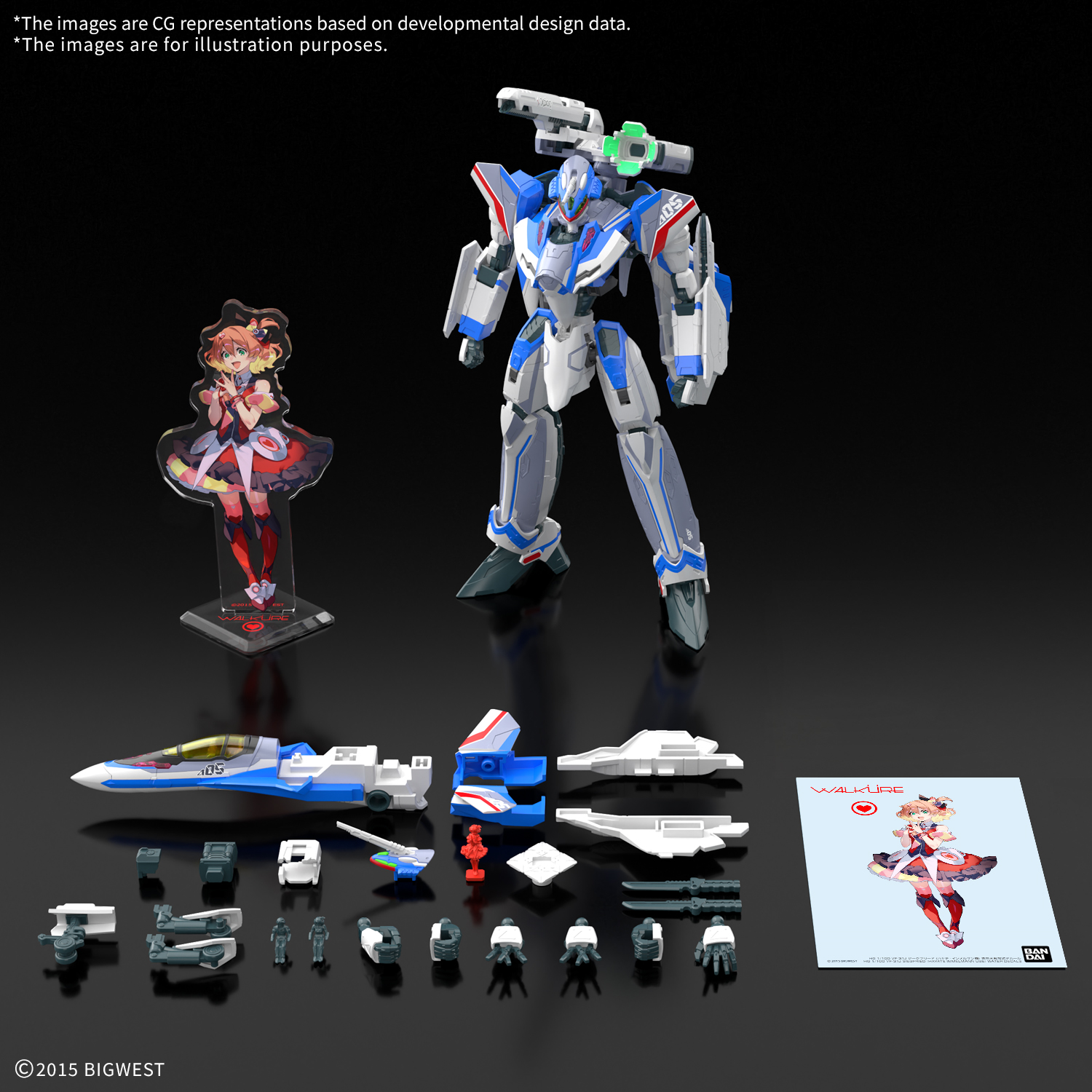 BANDAI HOBBY HG 1/100 VF-31J SIEGFRIED(HAYATE IMMELMANN USE) Deluxe Set(2025)