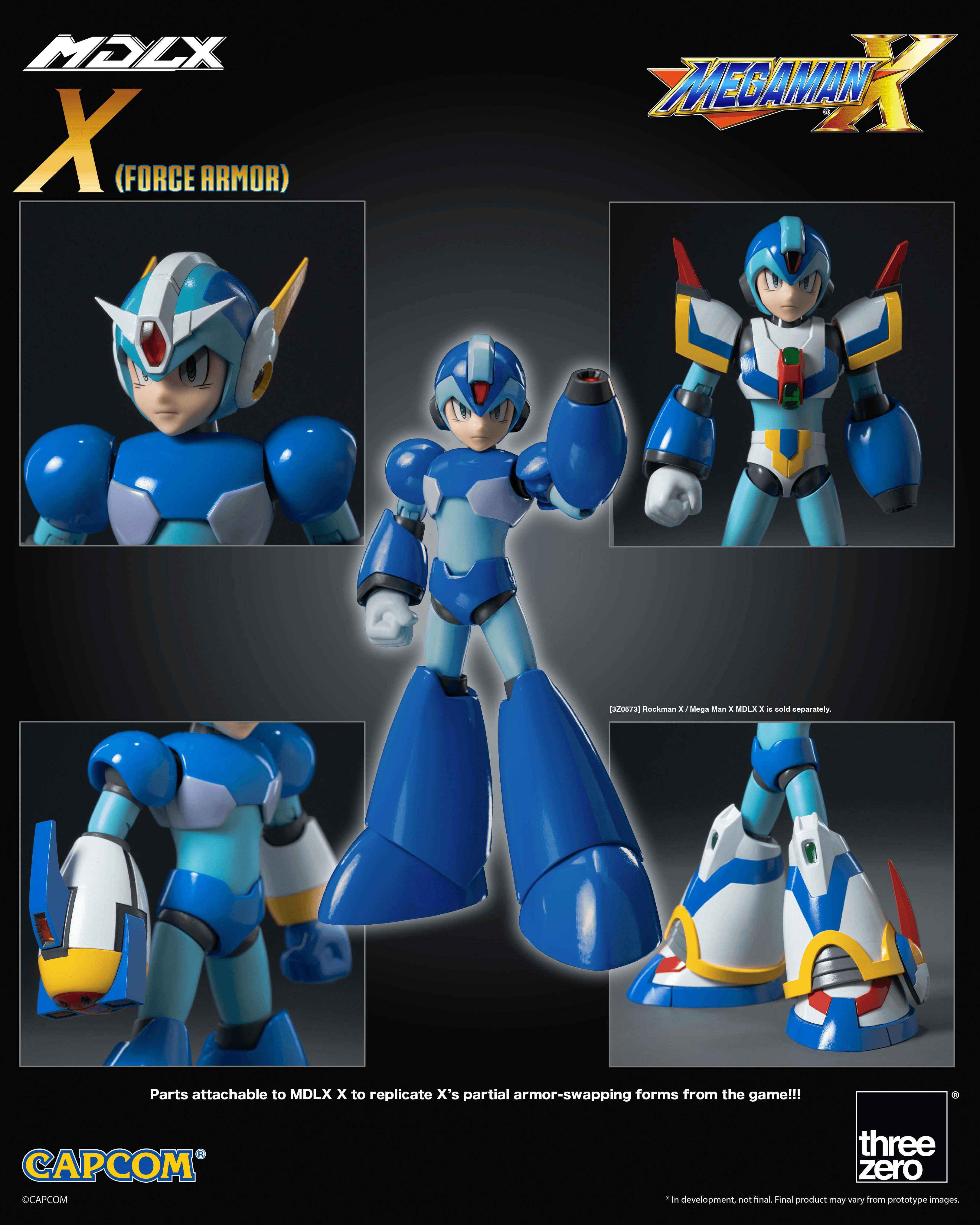 (Pre-Order) ETA Q3 2027 -Rockman X / Mega Man X MDLX X (Force Armor)
