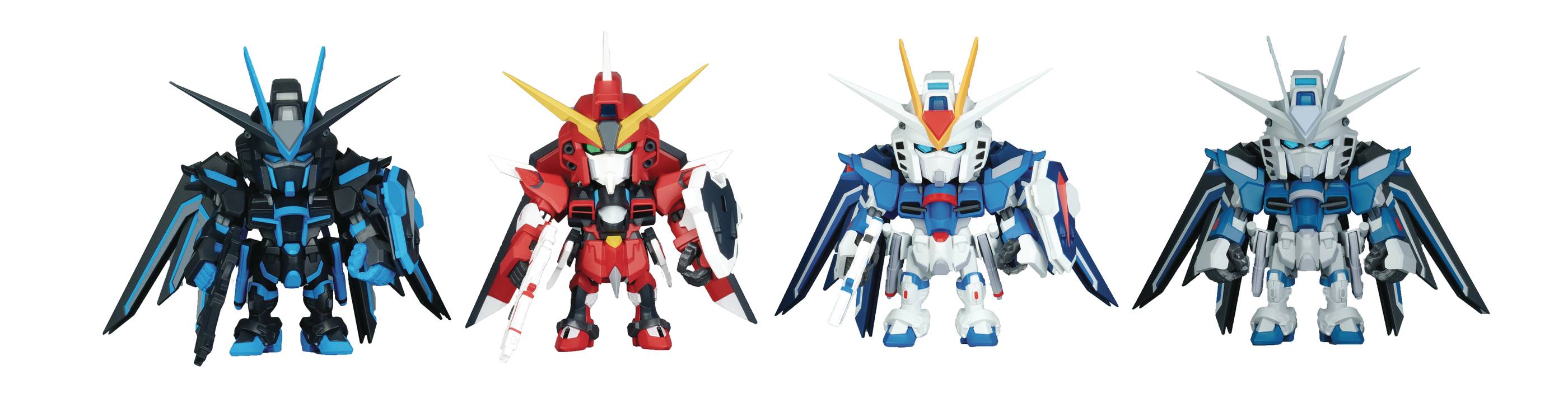 Bandai Hobby Bandai BNESH QMSV mini Gundam SEED Freedom "Mobile Suit Gundam SEED Freedom" (Blind Box of 8)