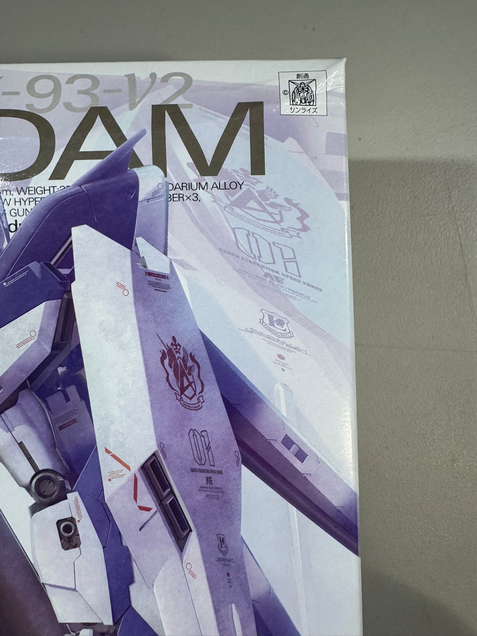 Bandai Hobby MG RX-93-v2 Hi-V (Nu) Gundam Ver.Ka (2014) 1/100 (Damaged Box)