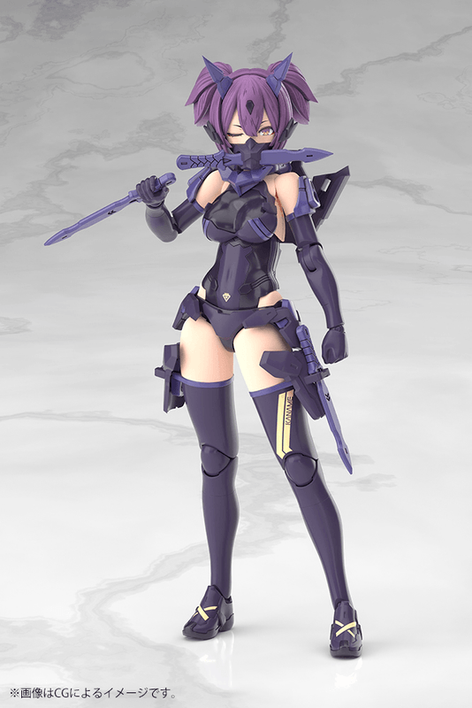 (Pre-Order CLOSED) ETA Q2 2026 - Megami Device KOTOBUKIYA ASRA NINJA KANAME SHADOW EDITION FULL PACKAGE