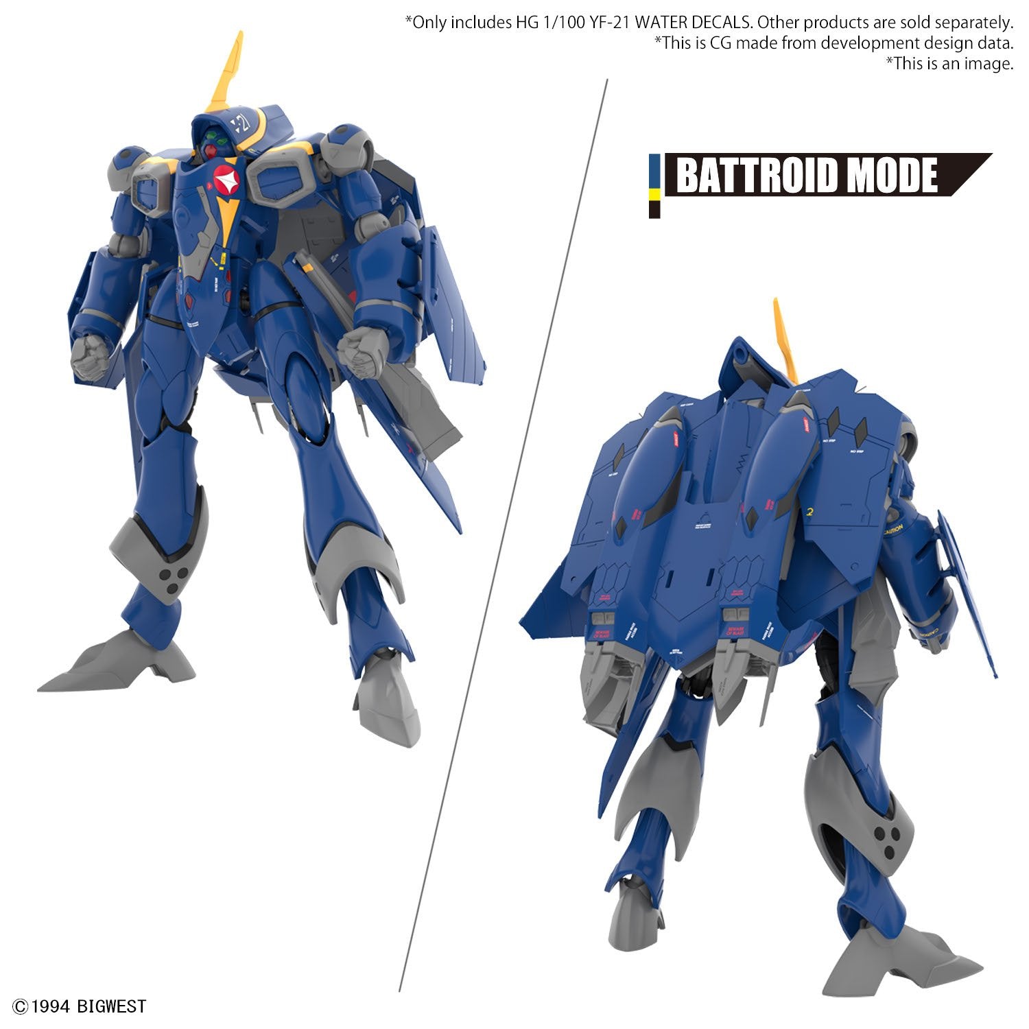 BANDAI Hobby HG 1/100 YF - 21 WATER DECALS - Gundam Extra - Your BEST Gunpla Supplier