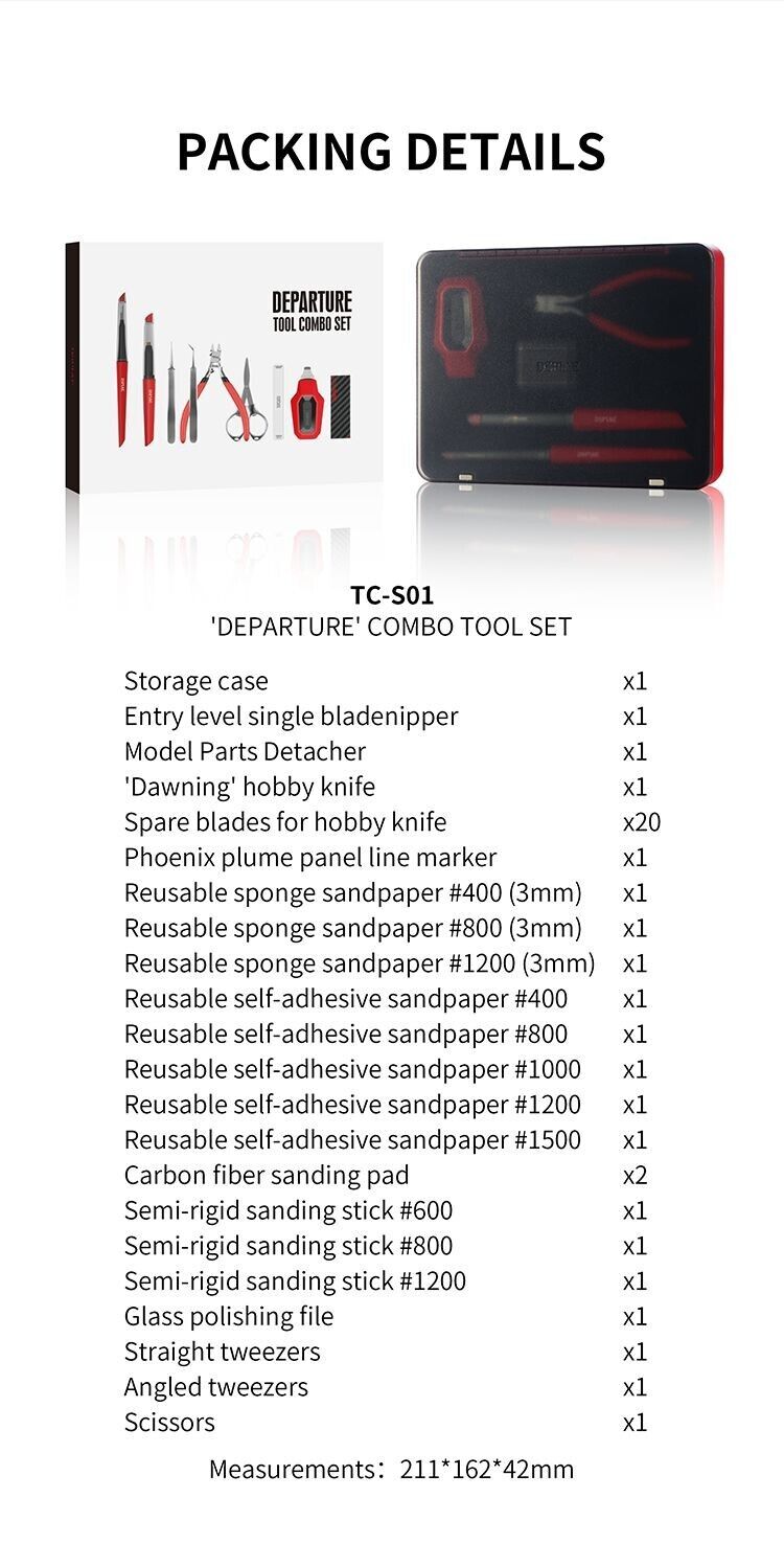 Dspiae TC - S01 "Departure" Tool Combo Set - Gundam Extra - Your BEST Gunpla Supplier