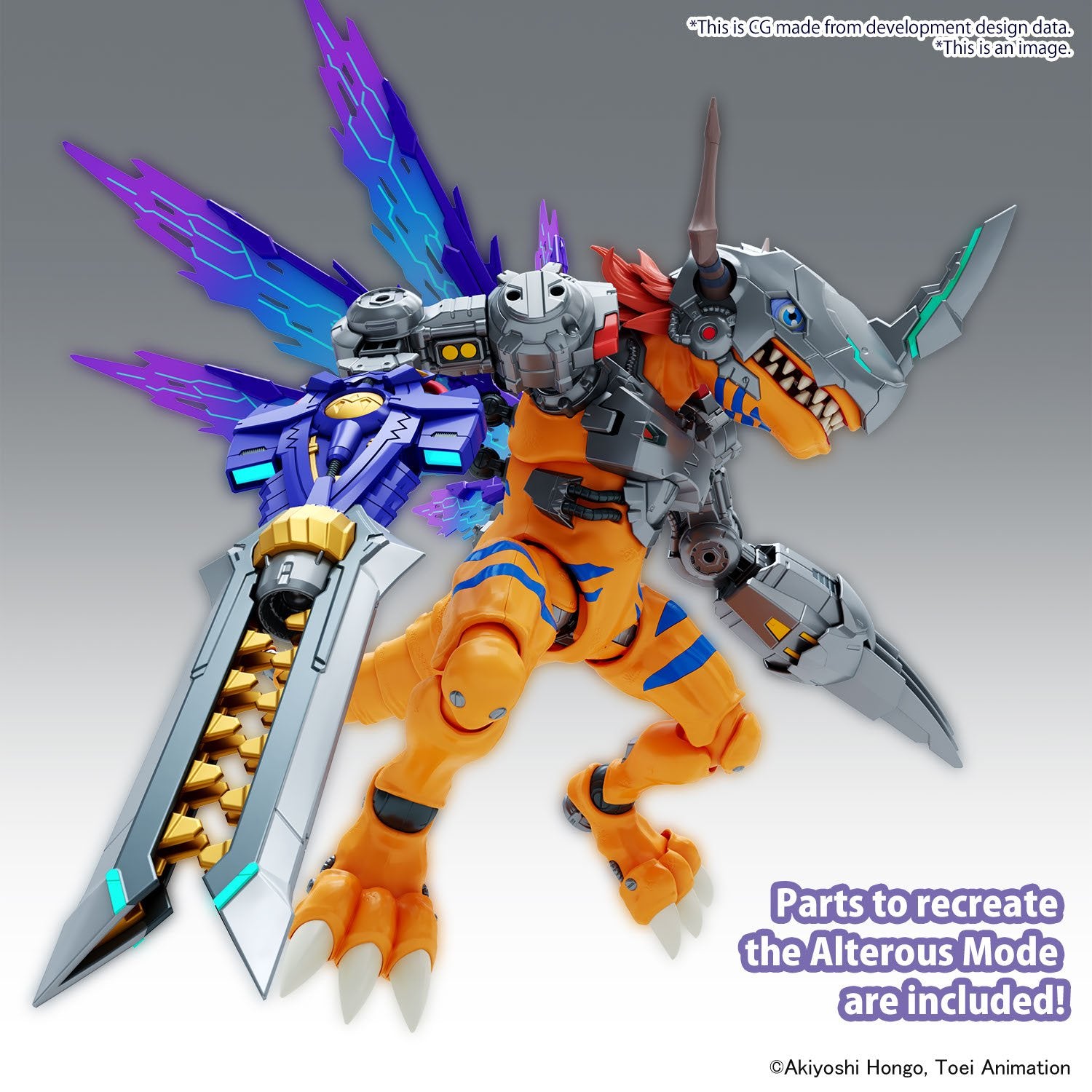 Figure - rise Standard Amplified METALGREYMON (VACCINE) - Gundam Extra - Your BEST Gunpla Supplier