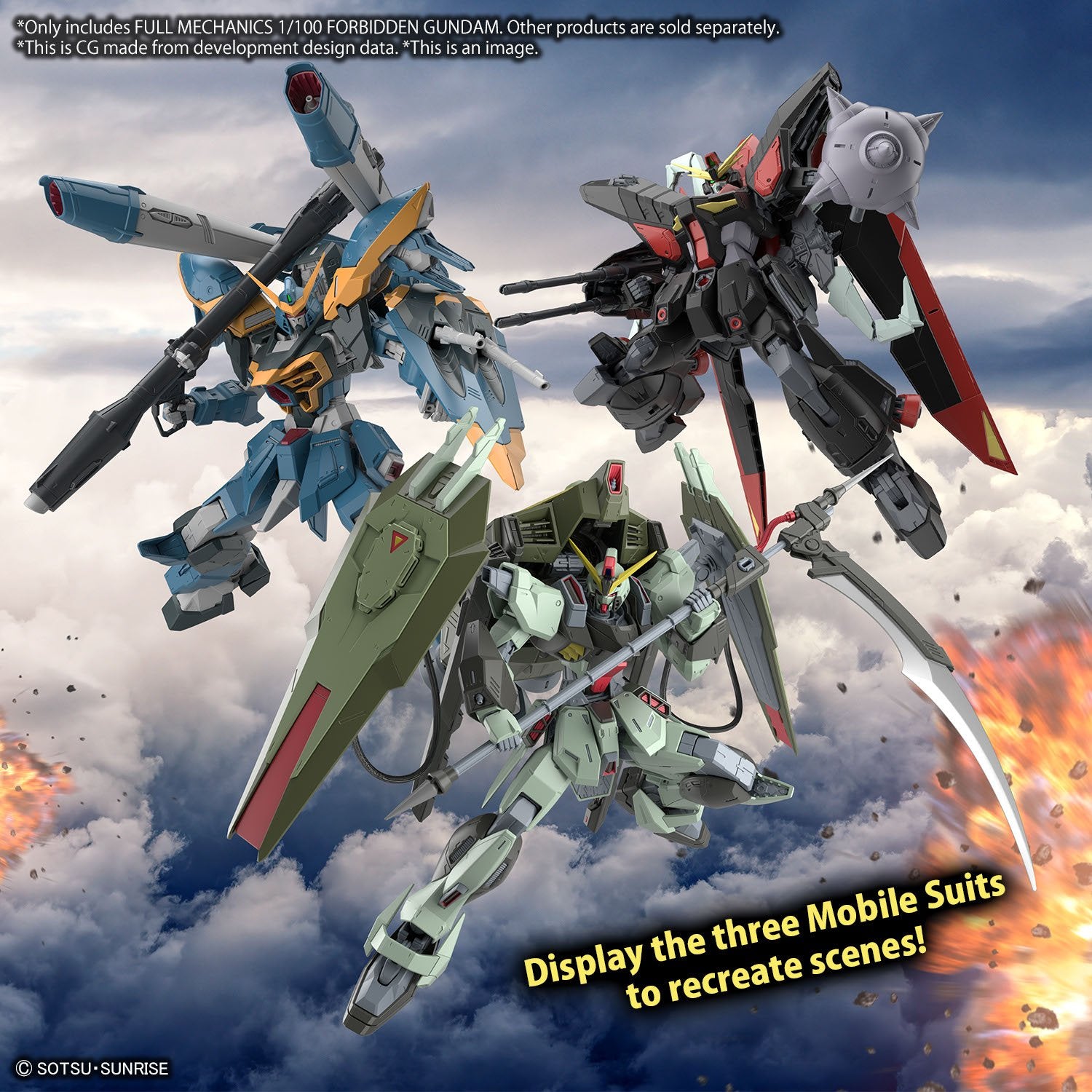 FULL MECHANICS (FM) 1/100 FORBIDDEN GUNDAM (2023) - Gundam Extra - Your BEST Gunpla Supplier