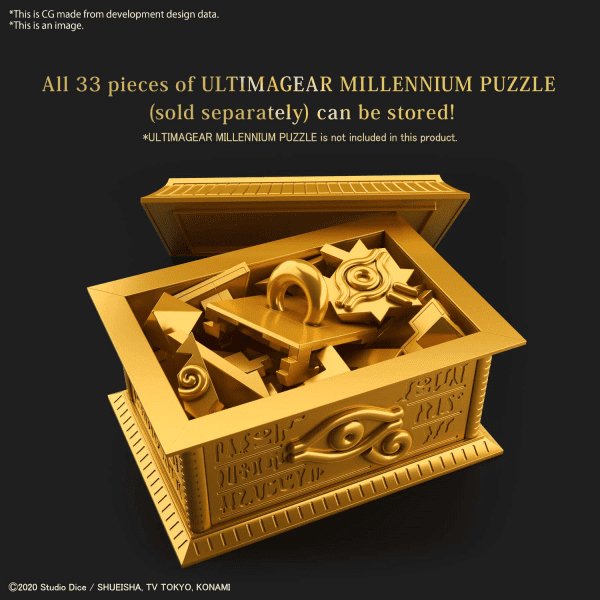 GOLD SARCOPHAGUS for ULTIMAGEAR MILLENNIUM PUZZLE - Gundam Extra - Your BEST Gunpla Supplier