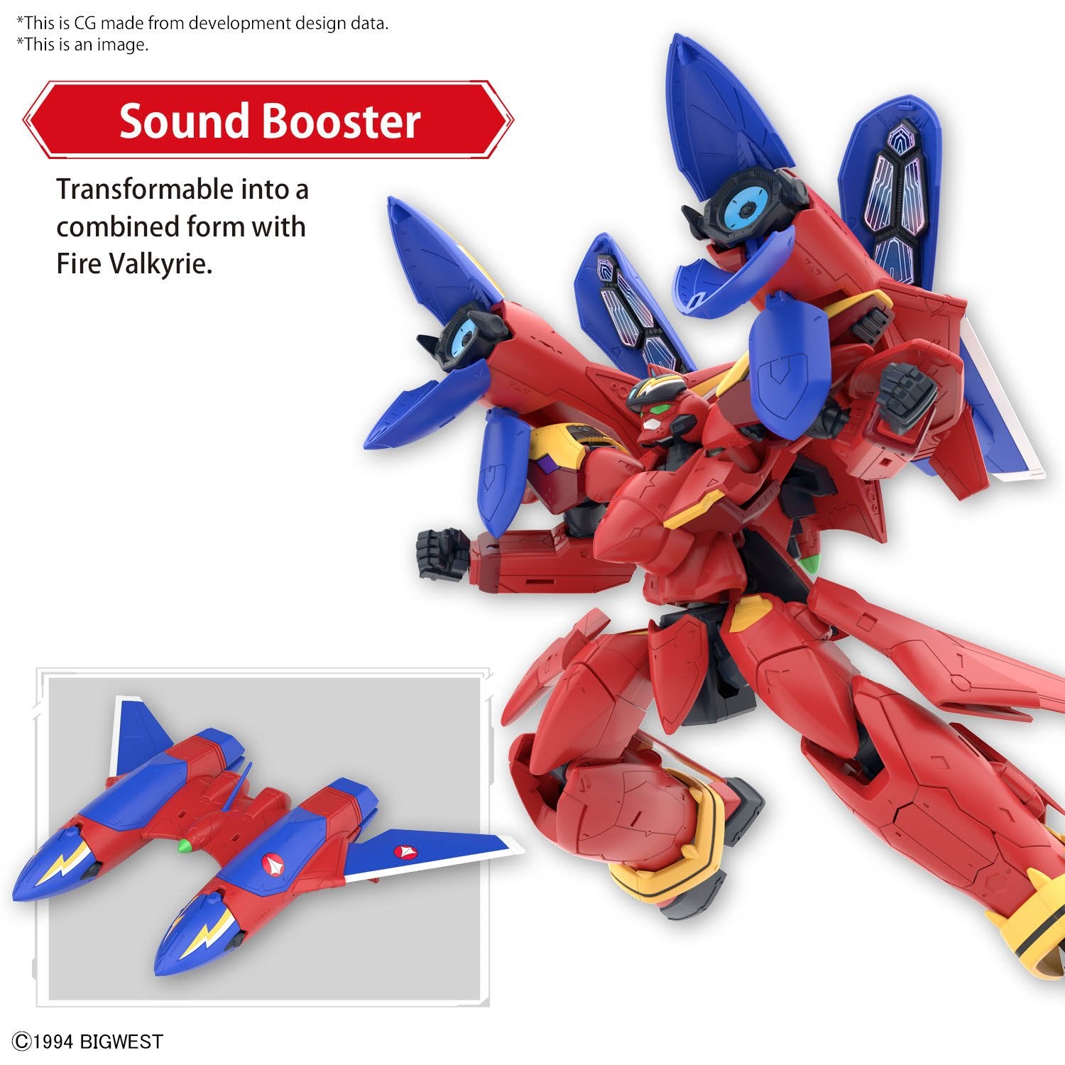 HG 1/100 VF - 19 CUSTOM FIRE VALKYRIE WITH SOUND BOOSTER - Gundam Extra - Your BEST Gunpla Supplier