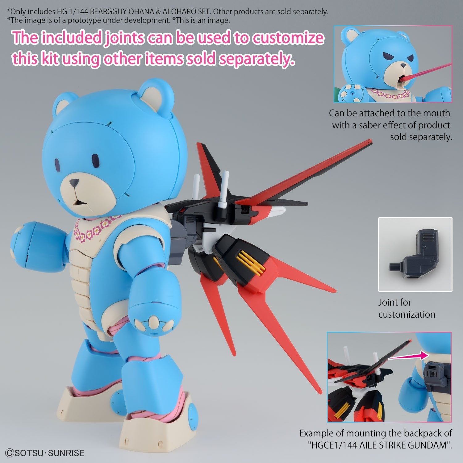 HG 1/144 BEARGGUY OHANA & ALOHARO SET - Gundam Extra - Your BEST Gunpla Supplier