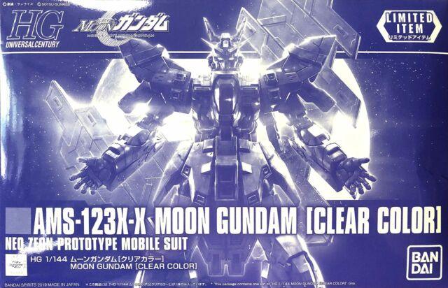 HG AMS - 123X - X Moon Gundam (Clear Color) - Gundam Extra - Your BEST Gunpla Supplier
