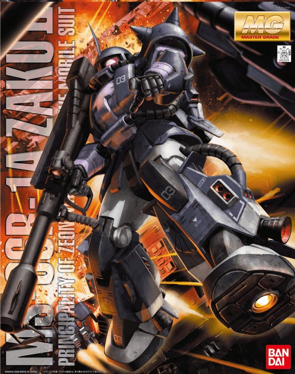 MG MS06R ZAKU BLACK TRI - STARS Ver. 2.0 (2008) - Gundam Extra - Your BEST Gunpla Supplier