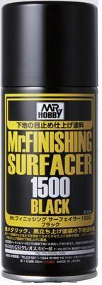 Mr. Finishing Surfacer 1500 black - Gundam Extra - Your BEST Gunpla Supplier