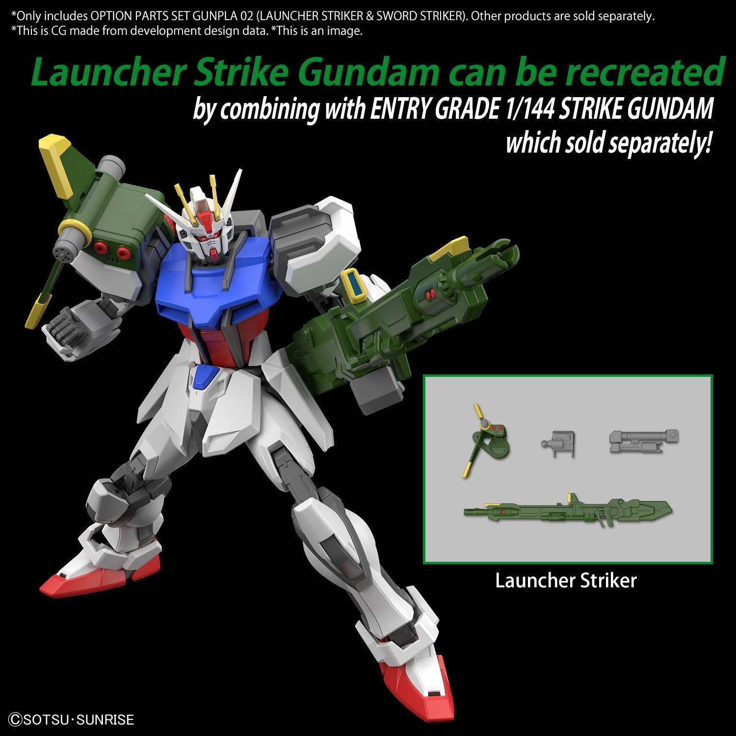 OPTION PARTS SET GUNPLA 02 (LAUNCHER STRIKER & SWORD STRIKER)(2024) - Gundam Extra - Your BEST Gunpla Supplier