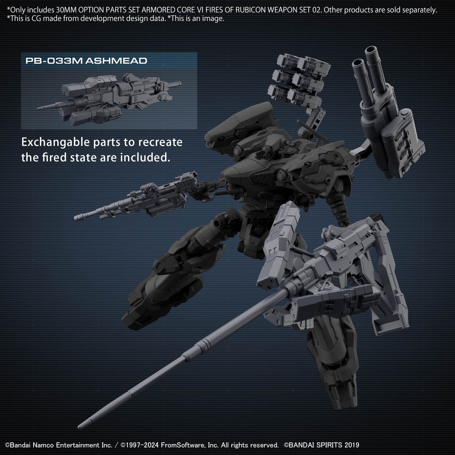 (Pre - Order) ETA Feb - Mar 30MM OPTION PARTS SET ARMORED CORE Ⅵ FIRES OF RUBICON WEAPON SET 02 - Gundam Extra - Your BEST Gunpla Supplier