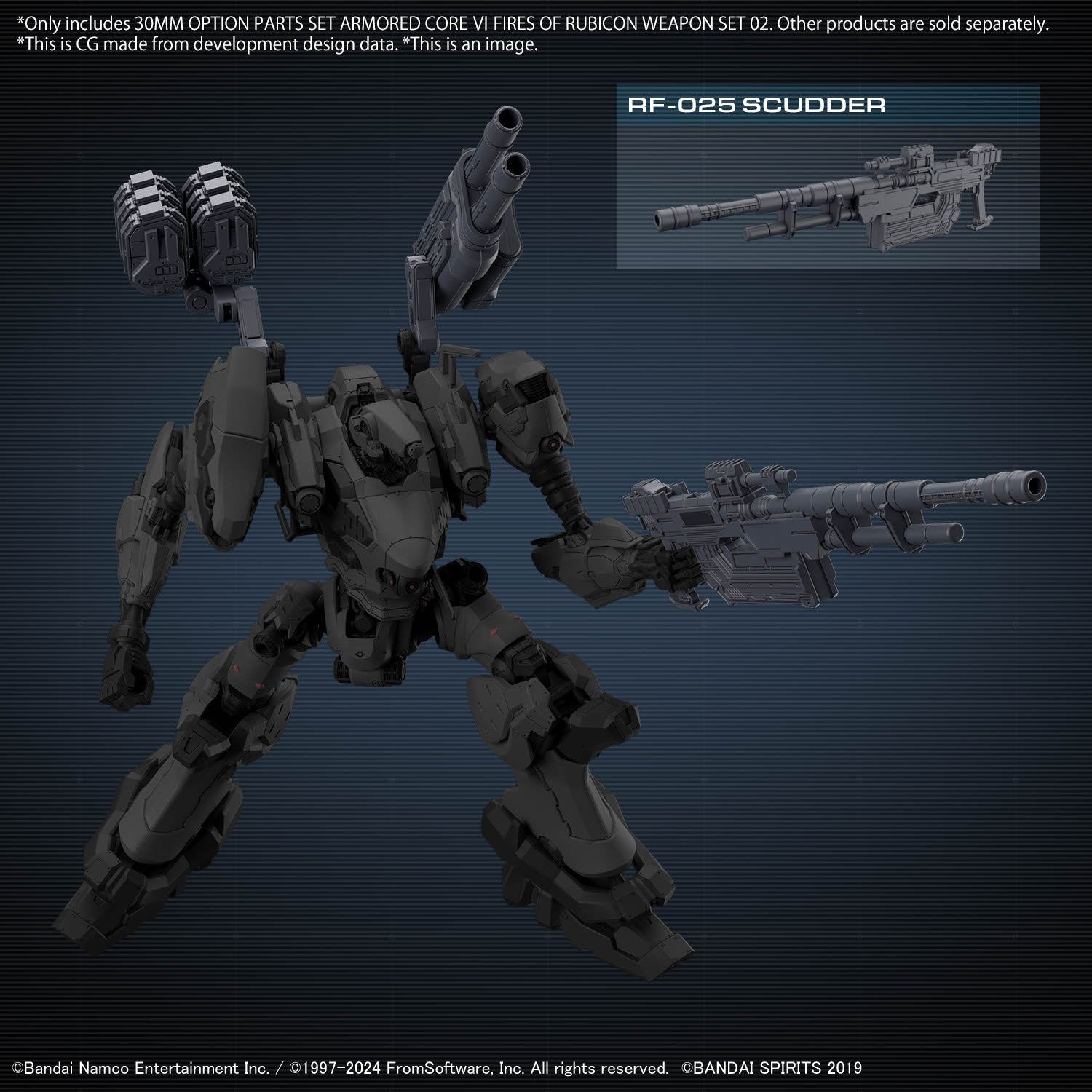 (Pre - Order) ETA Feb - Mar 30MM OPTION PARTS SET ARMORED CORE Ⅵ FIRES OF RUBICON WEAPON SET 02 - Gundam Extra - Your BEST Gunpla Supplier