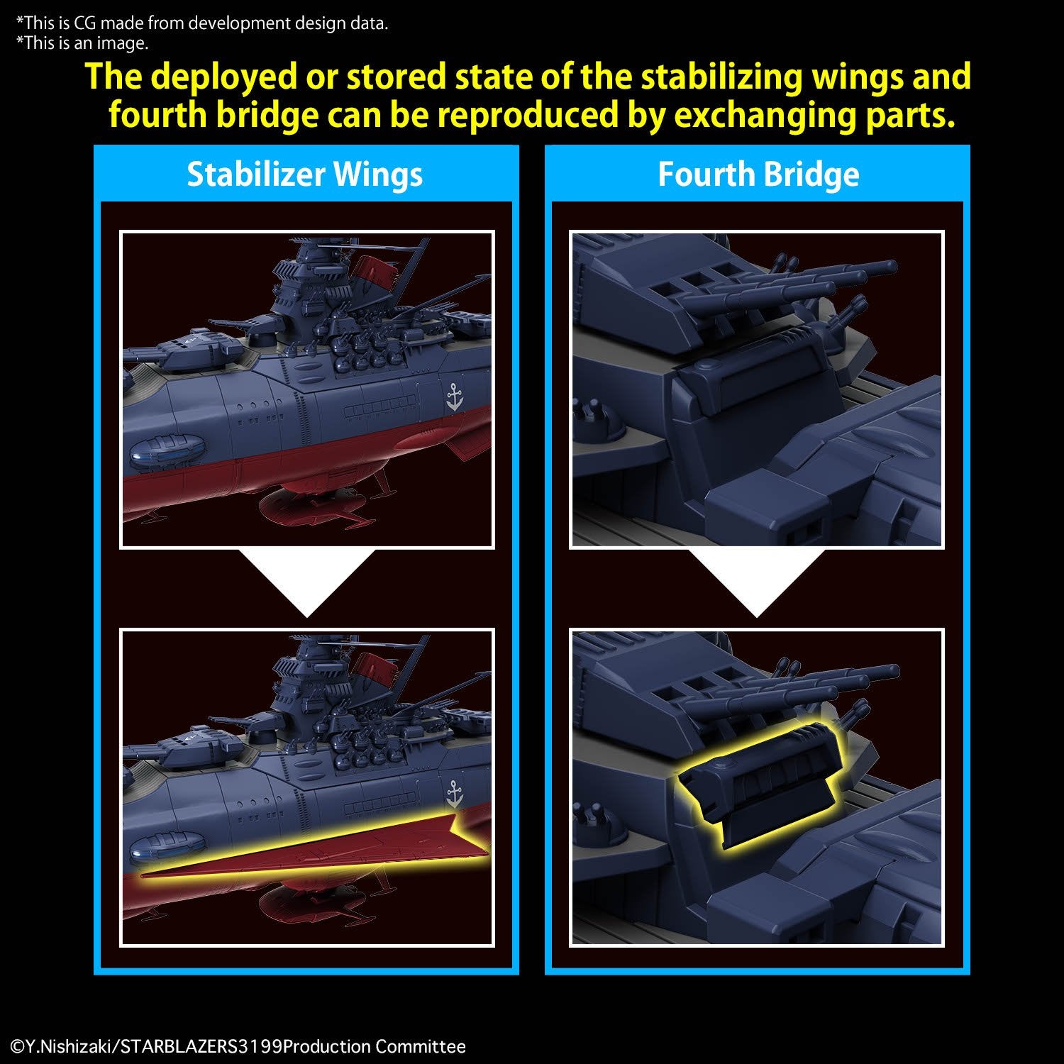 (Pre - Order) ETA Jan - Feb 2025 1/1000 SPACE BATTLESHIP YAMATO 3199 - Gundam Extra - Your BEST Gunpla Supplier