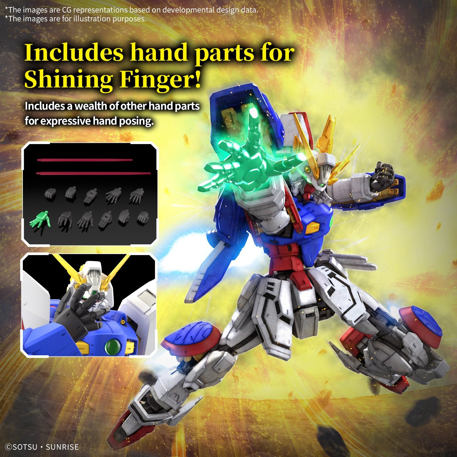 (Pre - Order) ETA June - July RG 1/144 SHINING GUNDAM - Gundam Extra - Your BEST Gunpla Supplier