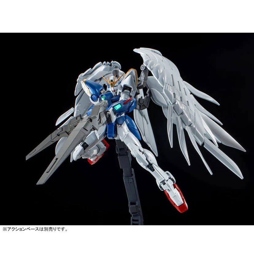 REAL GRADE (RG) 1/144 XXXG - 00W0 WING GUNDAM ZERO EW & DREI ZWERG (TITANIUM FINISH) - Gundam Extra - Your BEST Gunpla Supplier