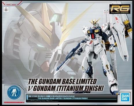 The Gundam Base Limited RG nu Gundam(Titanium Finish) - Gundam Extra - Your BEST Gunpla Supplier