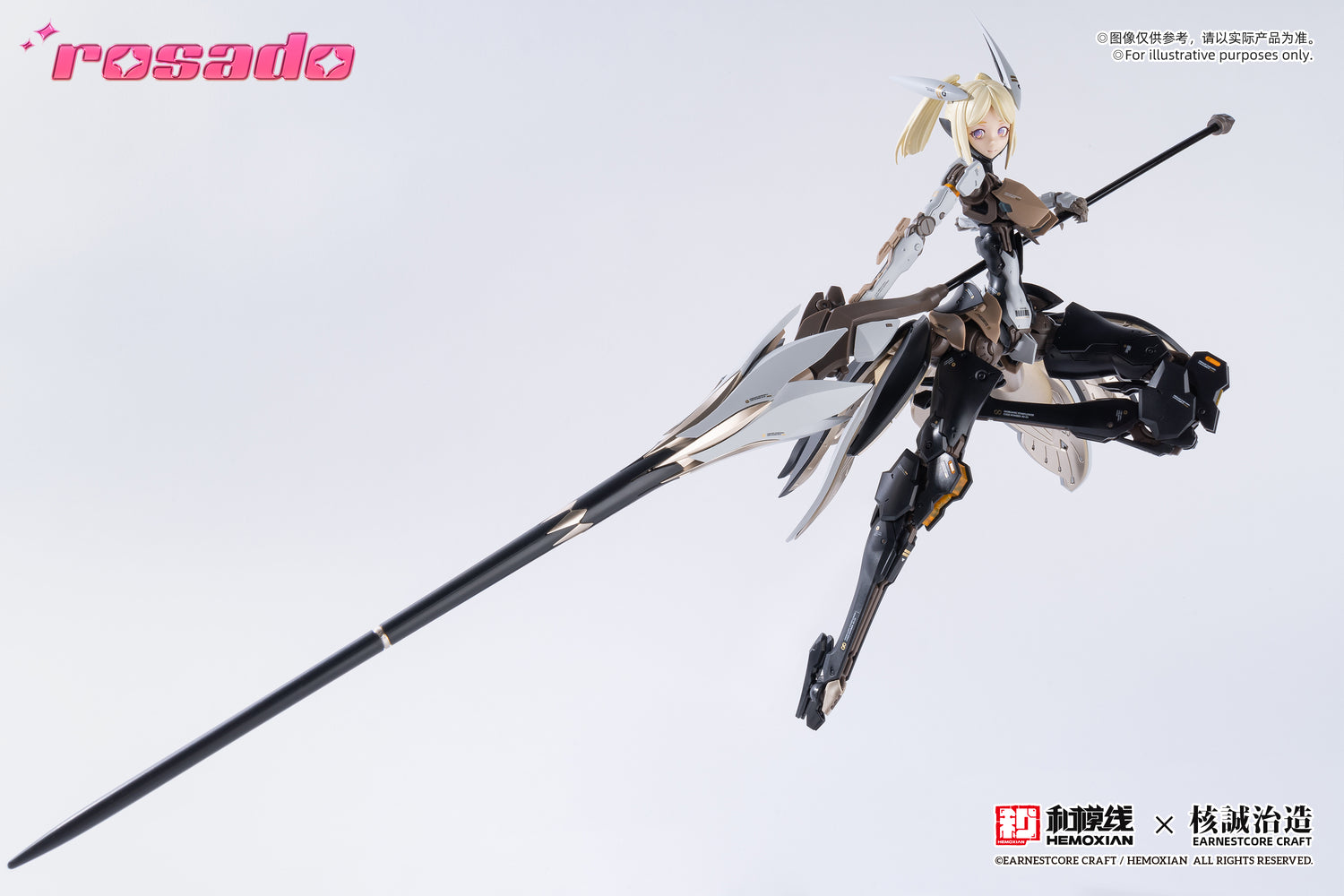 NONZERO STUDIO (Hemoxian) Hemoxian X Earnestcore Craft 1/10 Rosado Starflower Lily MK3 Model Kit