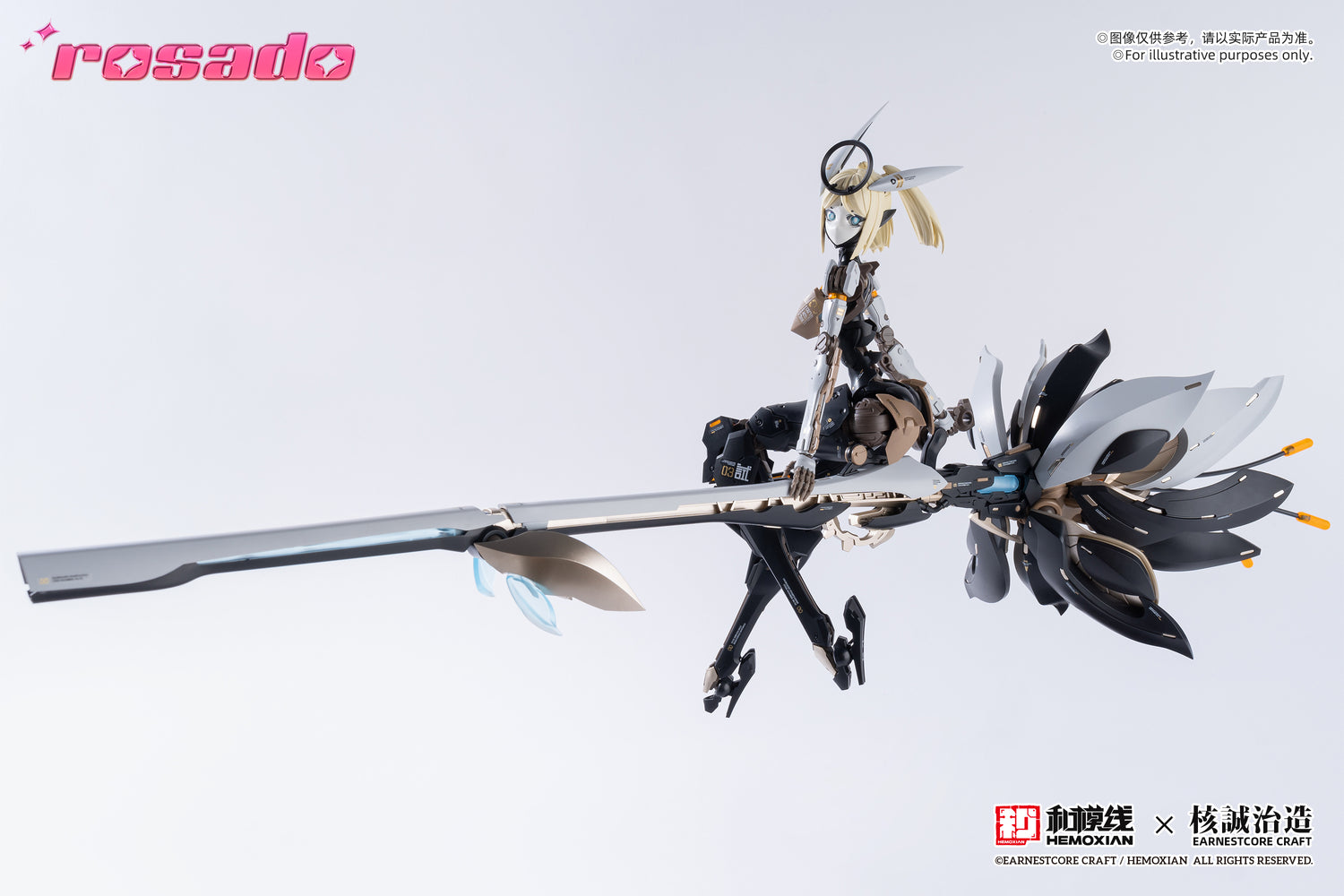NONZERO STUDIO (Hemoxian) Hemoxian X Earnestcore Craft 1/10 Rosado Starflower Lily MK3 Model Kit