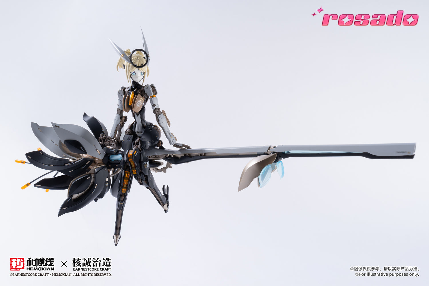 NONZERO STUDIO (Hemoxian) Hemoxian X Earnestcore Craft 1/10 Rosado Starflower Lily MK3 Model Kit