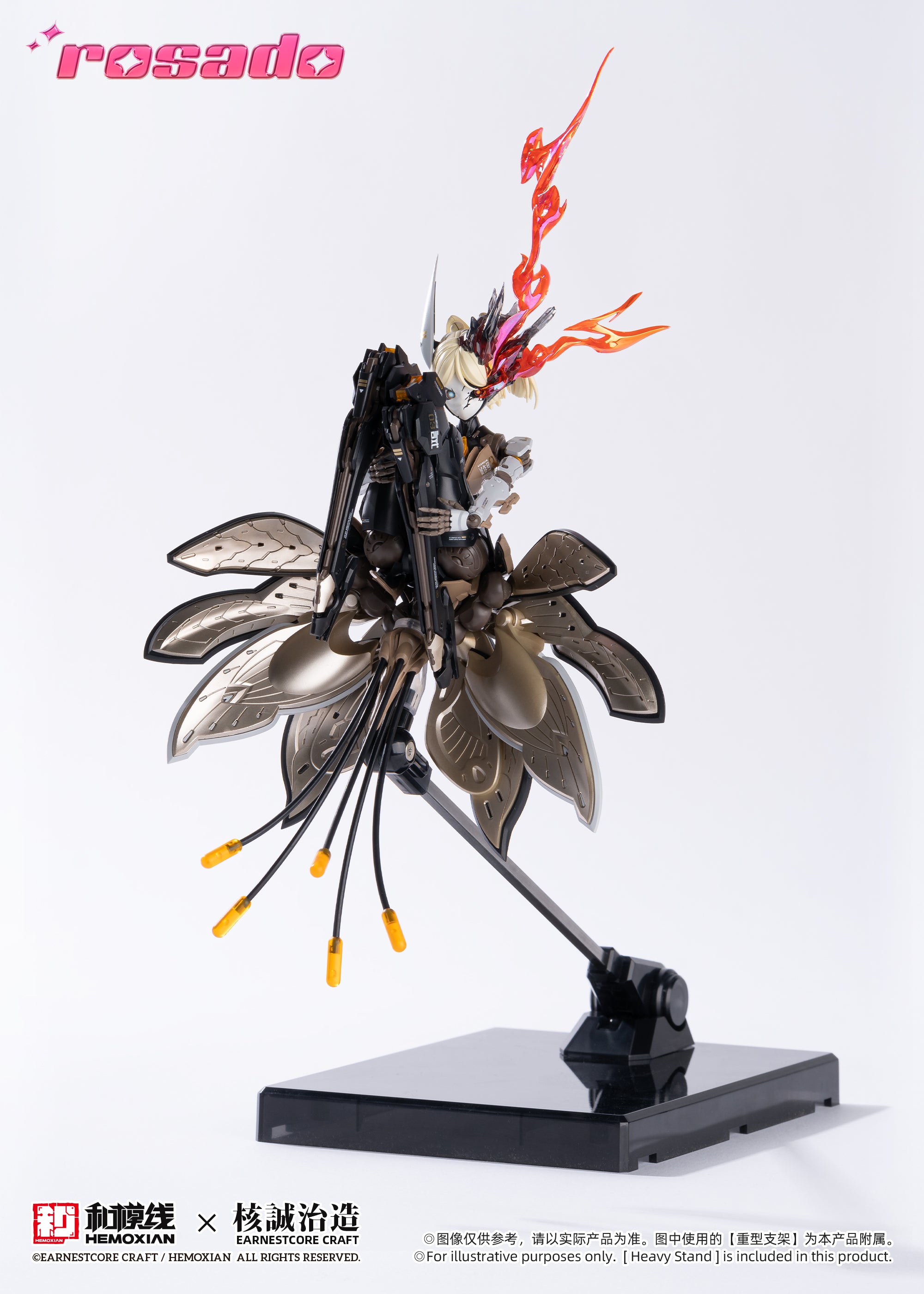 NONZERO STUDIO (Hemoxian) Hemoxian X Earnestcore Craft 1/10 Rosado Starflower Lily MK3 Model Kit