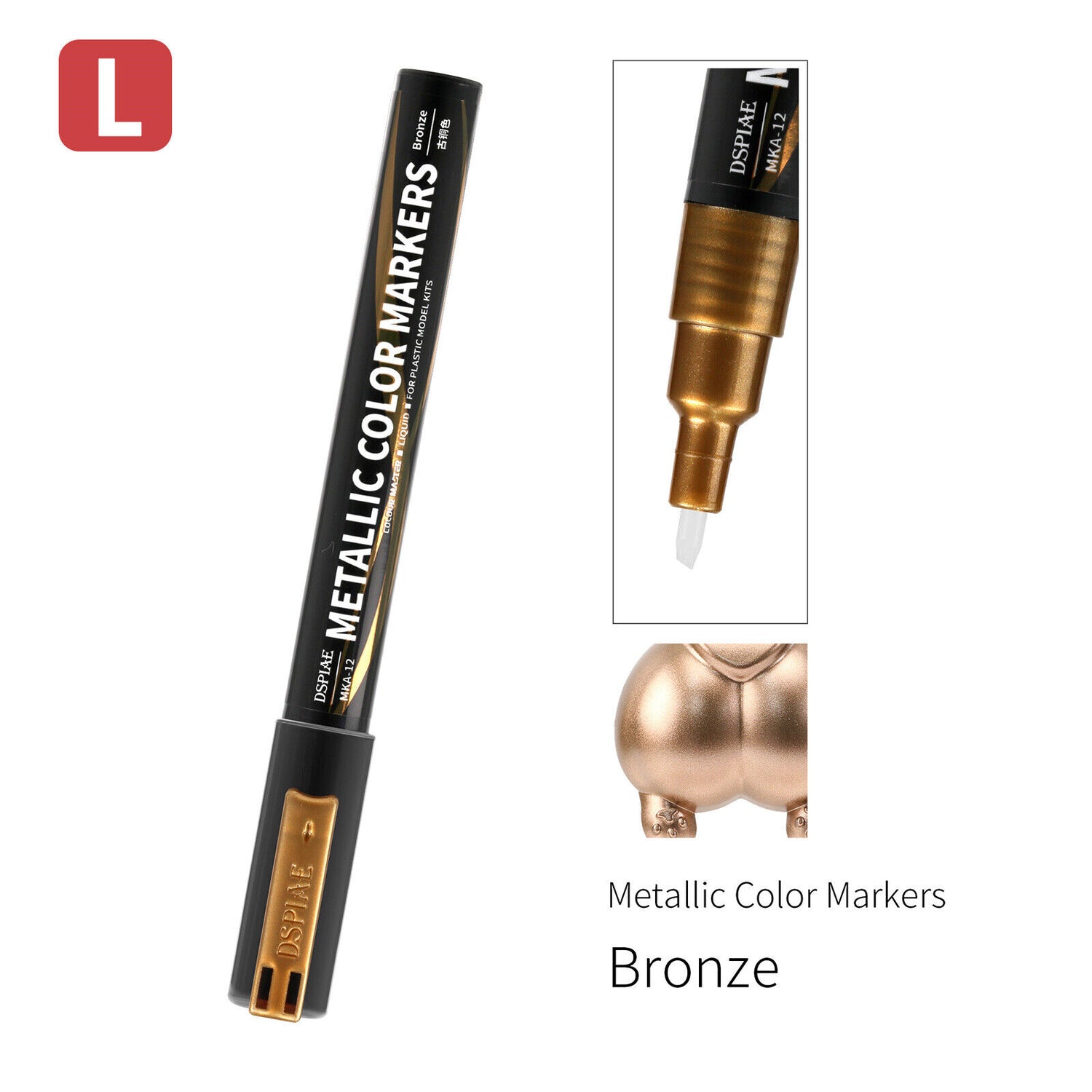 DSPIAE Super Metallic Color Markers - Bronze