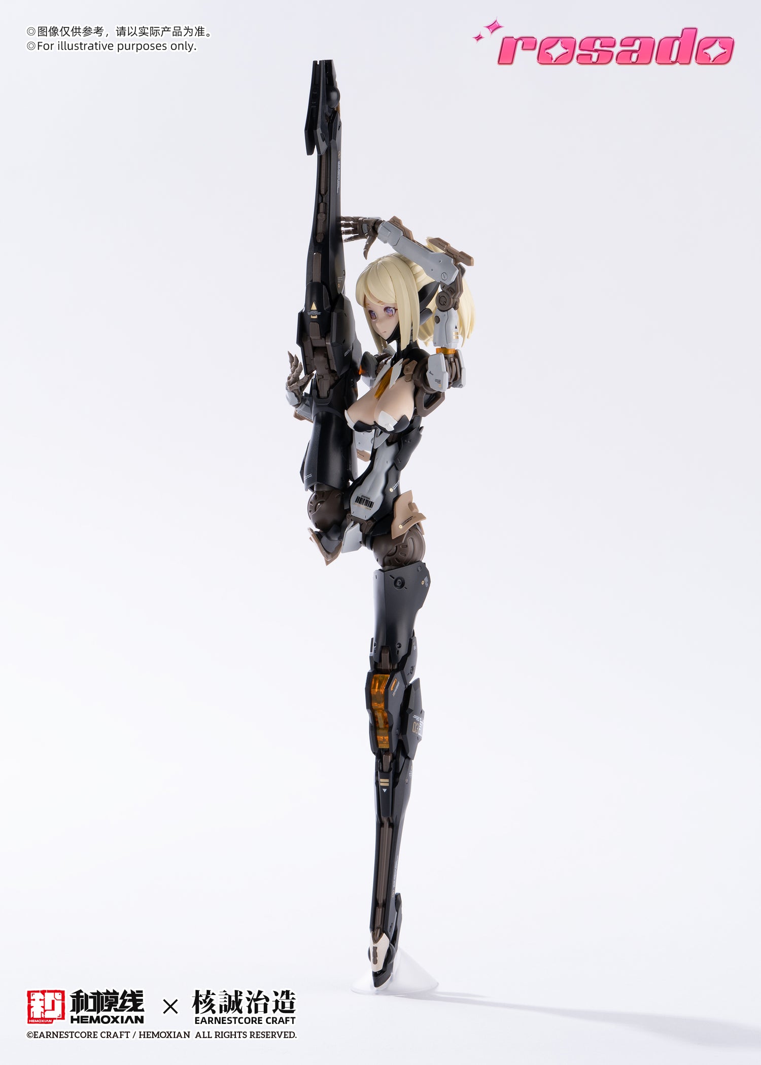 NONZERO STUDIO (Hemoxian) Hemoxian X Earnestcore Craft 1/10 Rosado Starflower Lily MK3 Model Kit