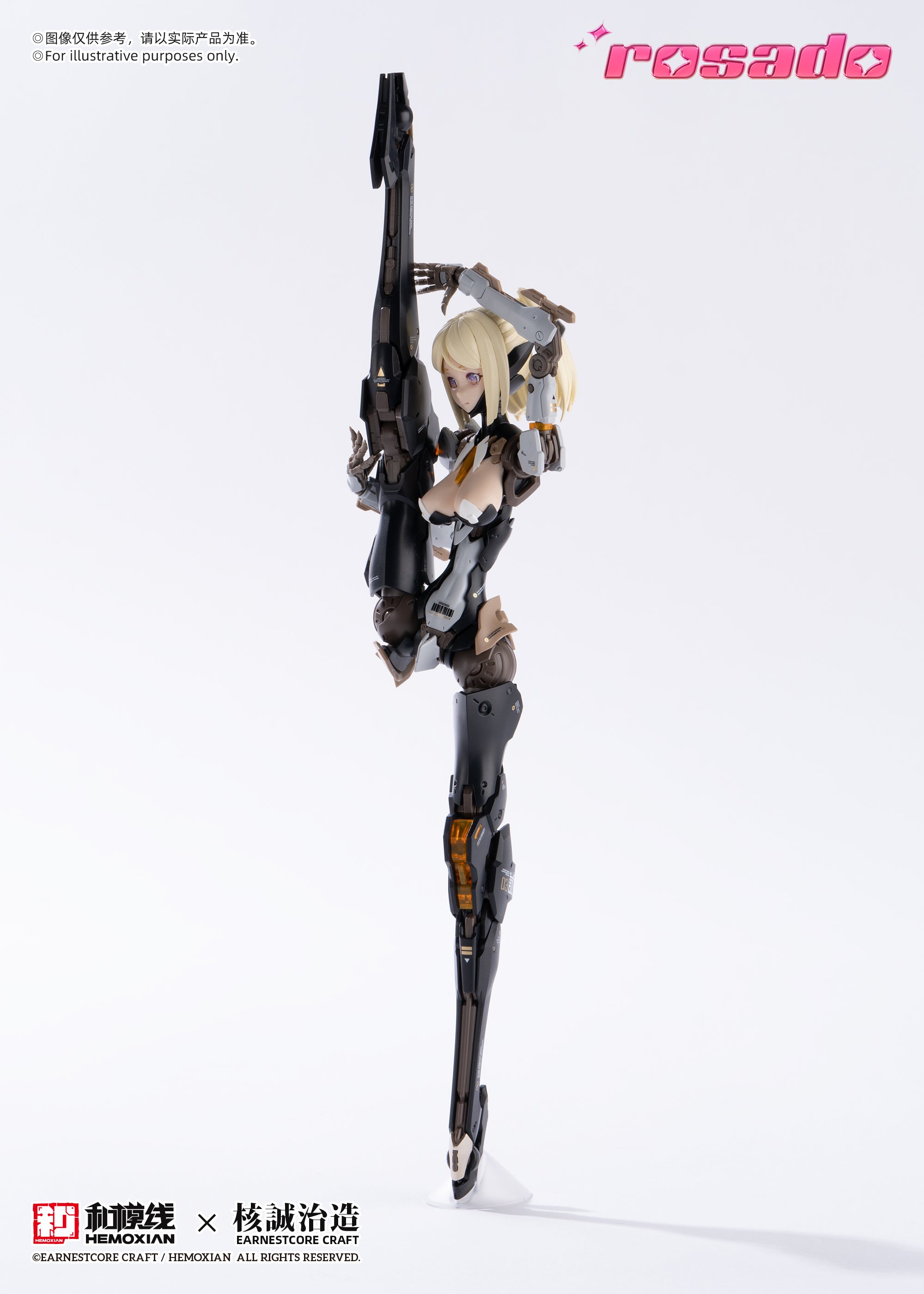 NONZERO STUDIO (Hemoxian) Hemoxian X Earnestcore Craft 1/10 Rosado Starflower Lily MK3 Model Kit