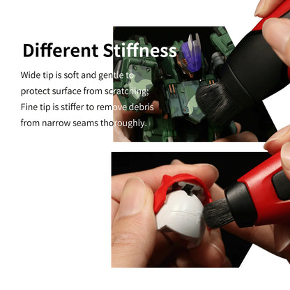 DSPIAE Retractable Dust Brush Double Head