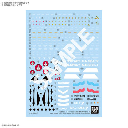 HG 1/100 VF-22S STURMVOGEL Ⅱ WATER DECALS