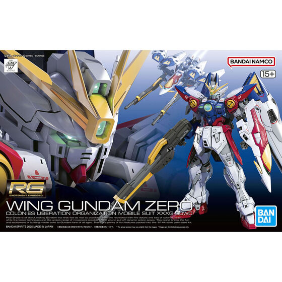 Bandai Hobby RG 1/144 WING GUNDAM ZERO(2025)