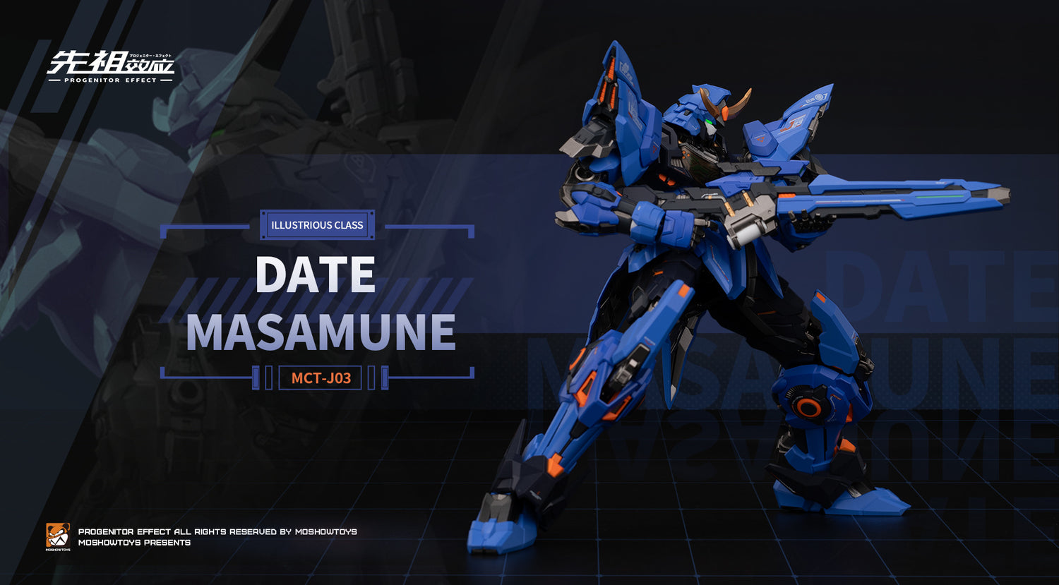 MOSHOW 1/100 Progenitor Effect Noble Class MCT-J03 Date Masamune Brahma Maru Mecha Action Figure
