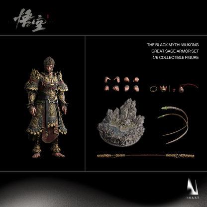 (Pre-Order Closed)  ETA Q2 2026 Queen Studios The Black Myth: Wukong Great Sage Armor Set Sixth Scale Collectible Figure