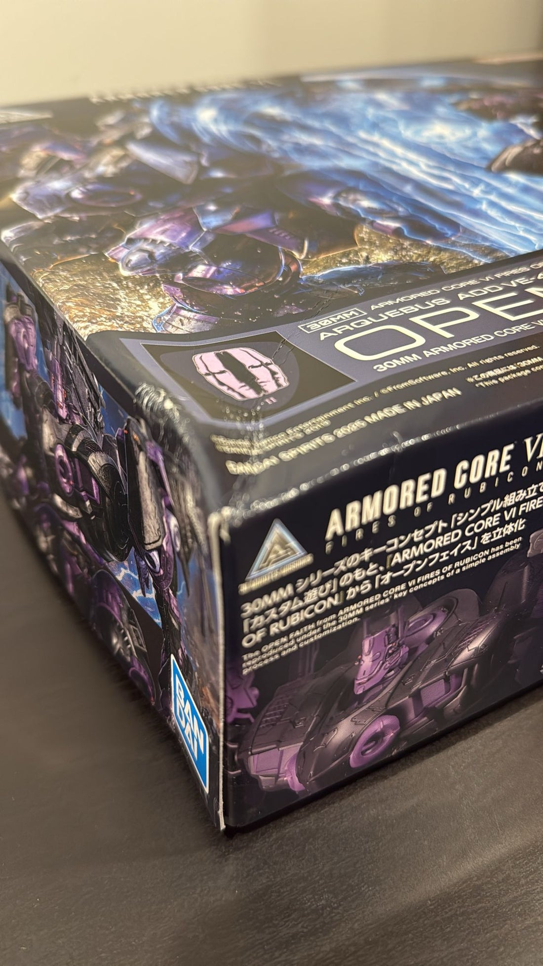 30MM ARMORED CORE Ⅵ FIRES OF RUBICON ARQUEBUS ADD VE-40A OPEN FAITH (2025) (Damaged Box, runner perfect condition)