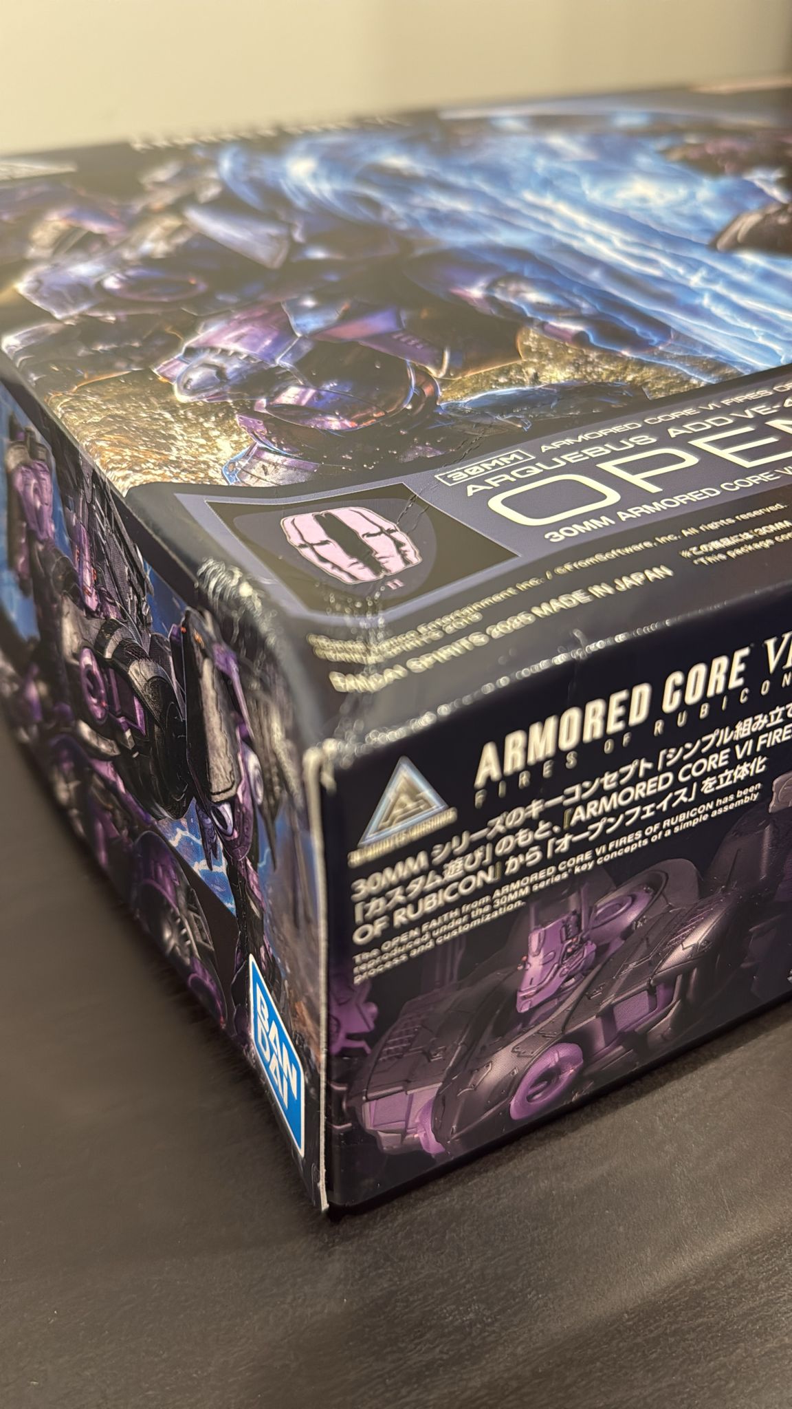 30MM ARMORED CORE Ⅵ FIRES OF RUBICON ARQUEBUS ADD VE-40A OPEN FAITH (2025) (Damaged Box, runner perfect condition)