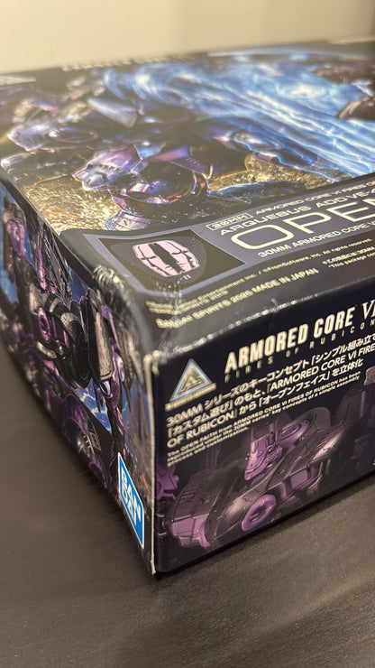 30MM ARMORED CORE Ⅵ FIRES OF RUBICON ARQUEBUS ADD VE-40A OPEN FAITH (2025) (Damaged Box, runner perfect condition)
