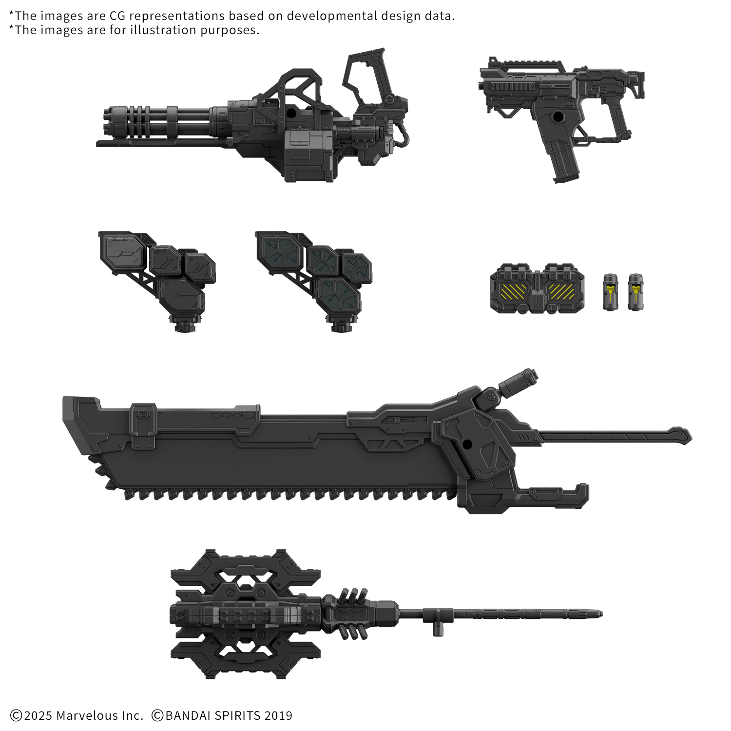 (Pre-Order)   ETA Oct-Nov 30MM OPTION PARTS SET DAEMON X MACHINA TS WEAPON SET 01
