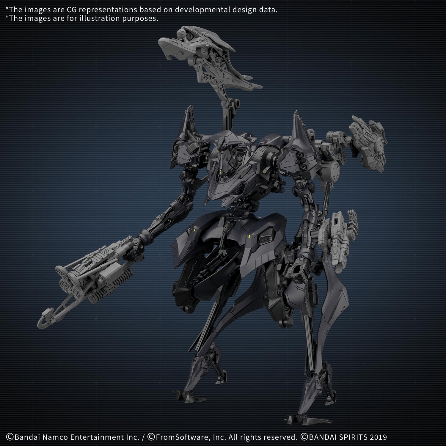 (Pre-Order )  ETA June-July 2027 30MM ARMORED CORE Ⅵ FIRES OF RUBICON SCHNEIDER NACHTREIHER/40E DUAL NATURE