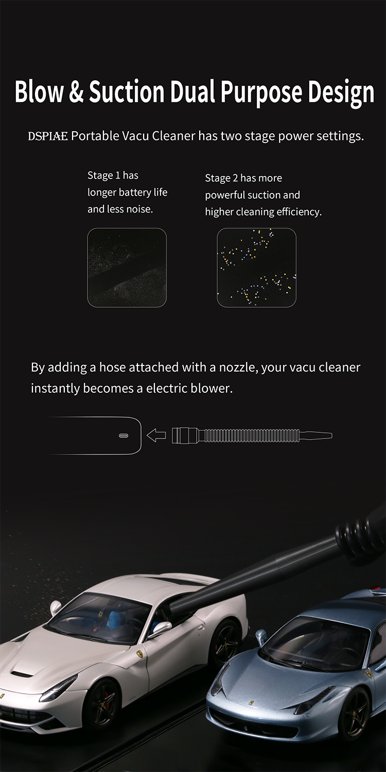 DSPIAE Portable Handheld Vacuum Cleaner