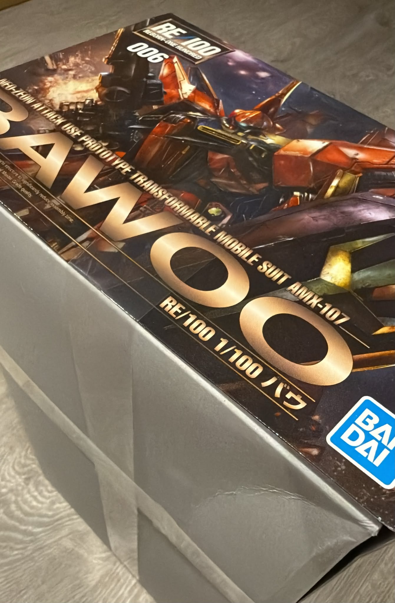 Bandai Hobby RE 1/100 Bawoo(2016) (Damaged Box, runner perfect condition)