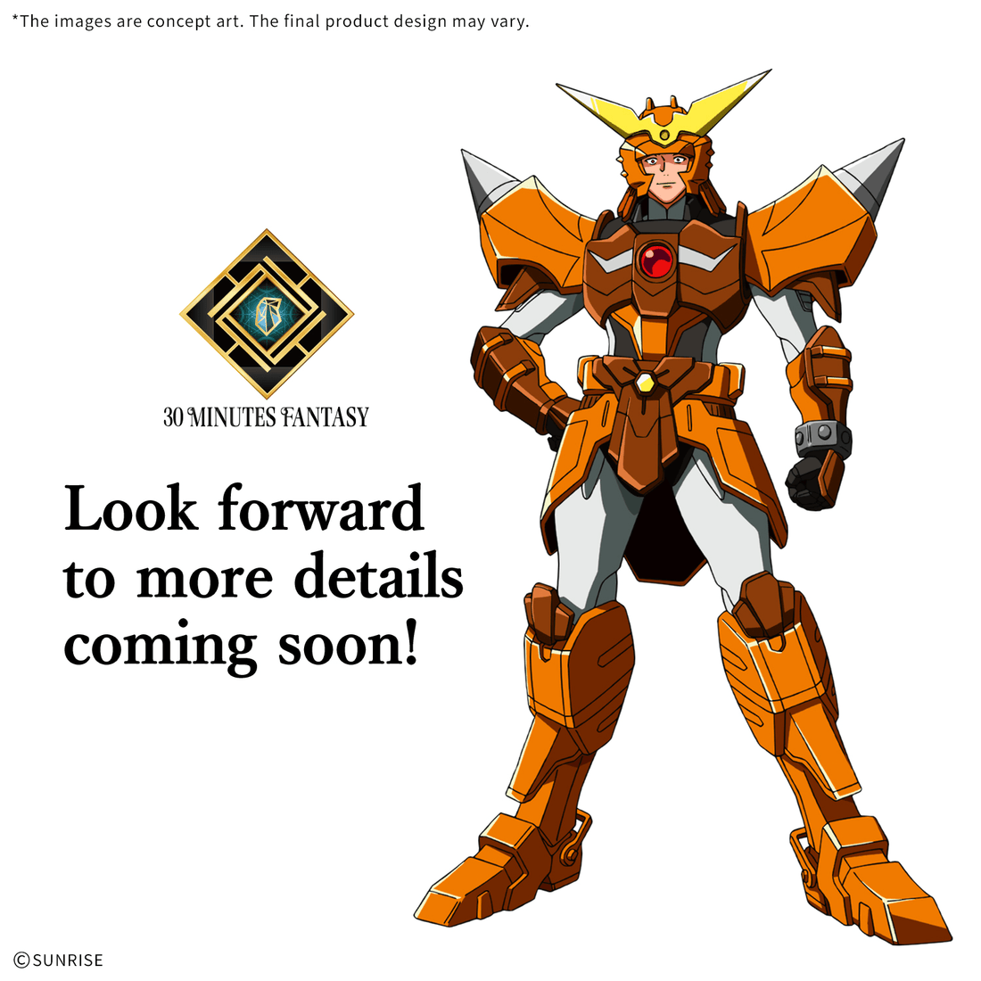 (Pre-Order Closed)   ETA Nov-Dec 30MF Yoroi-Shinden Samurai Troopers Yamato of the Wilderness